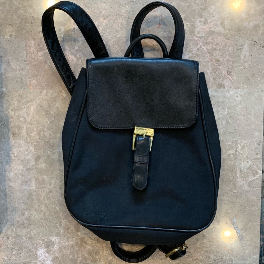 Ralph Lauren Black Backpack